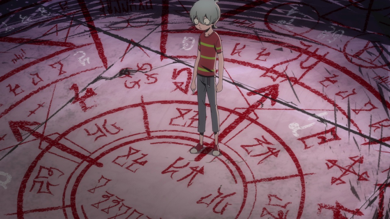 Netflixシリーズ『悪魔くん』11月9日配信開始！悪魔くんが魔法陣を描く 
